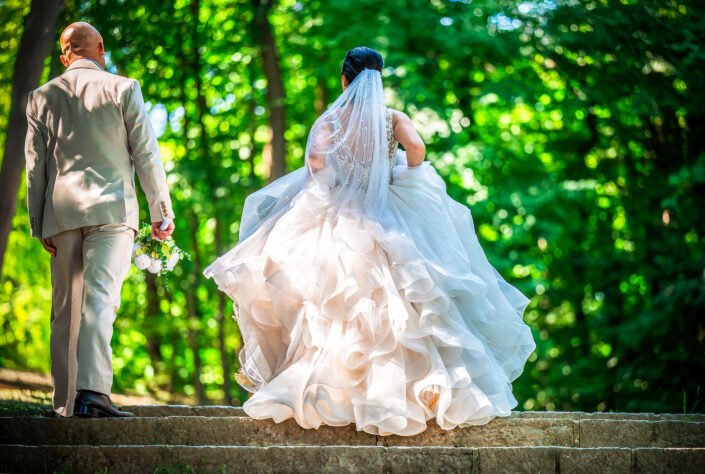 vjenčanica u prirodi zagreb elegantna bridal fotografija